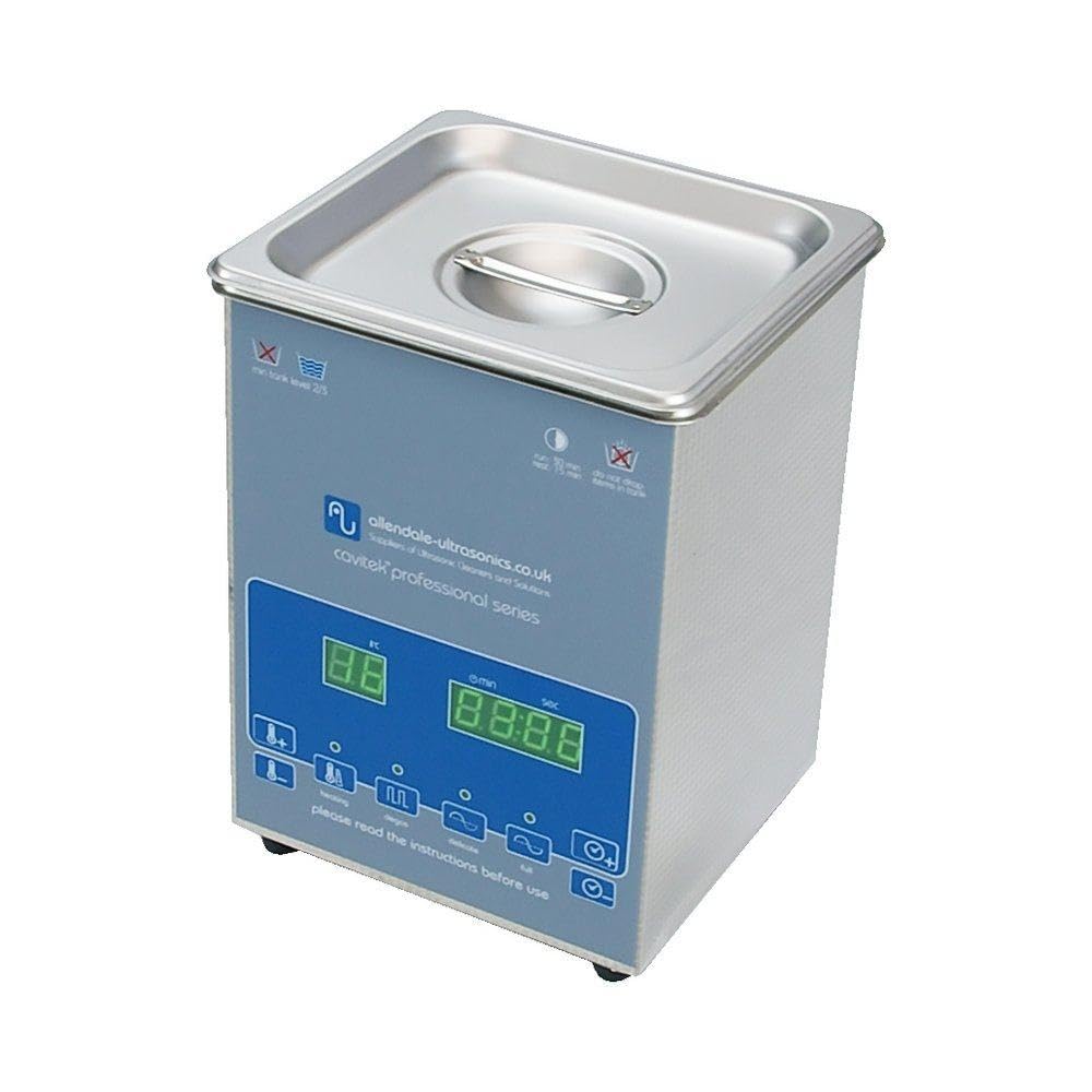 Digital Ultrasonic Cleaner 2L Tank Heated Ultrasonic Bath Cavitek Technology