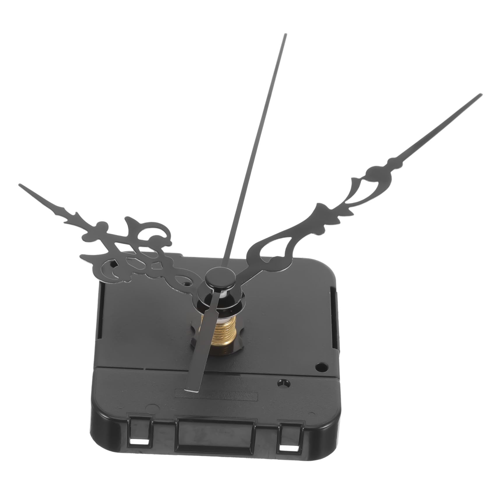 HOLIDYOYO 1 Set Clock Kit Large Digital Clock Motor Clock Works Clock Mechanism Kit Solar Power Mechanism for Crafts Garden Clocks Outdoor Waterproof Hands Clock Mechanism LED Black Iron