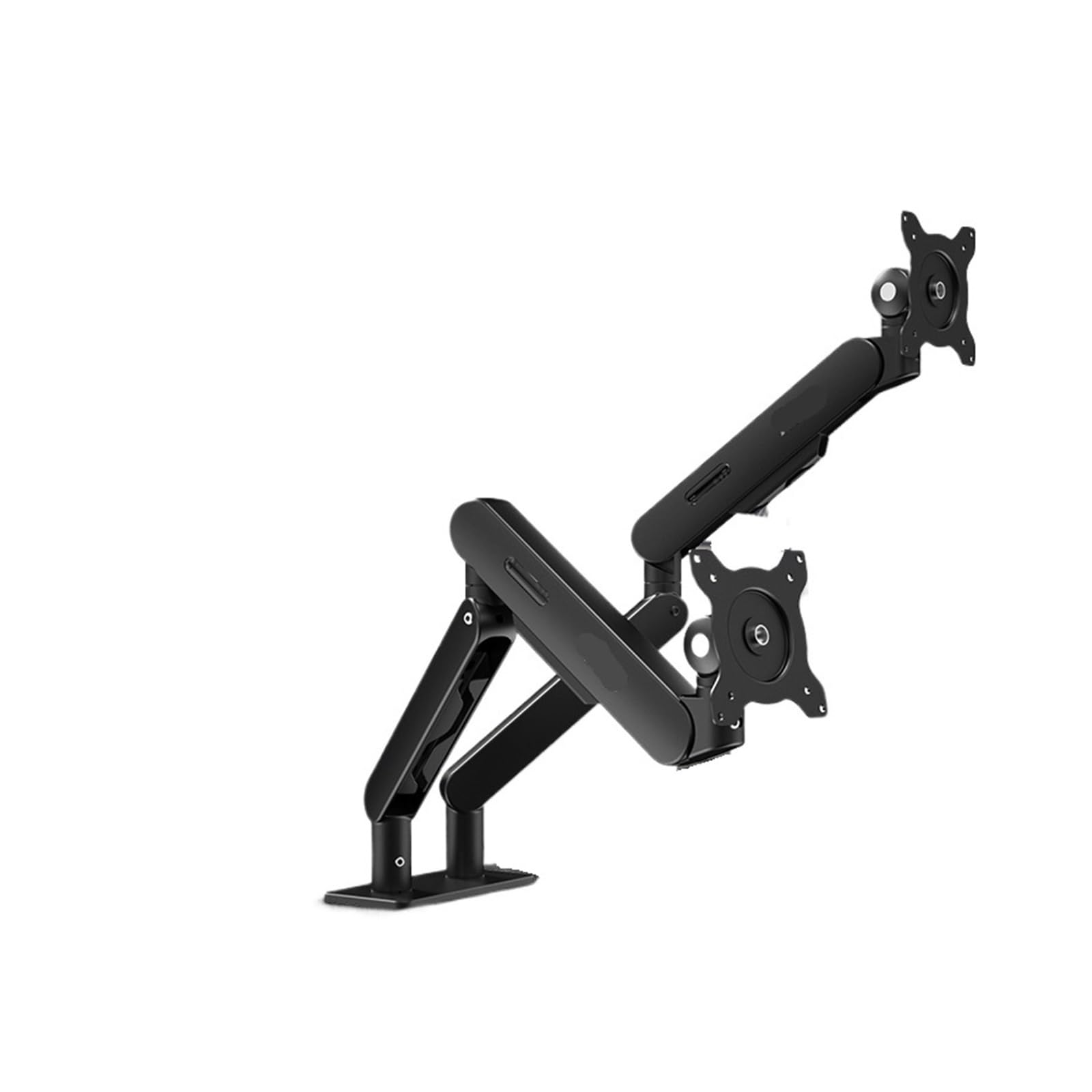 TKJfdTY Monitor Dual Screen Bracket Am420 Rotating Lifting Display Computer Arm Rack，Black