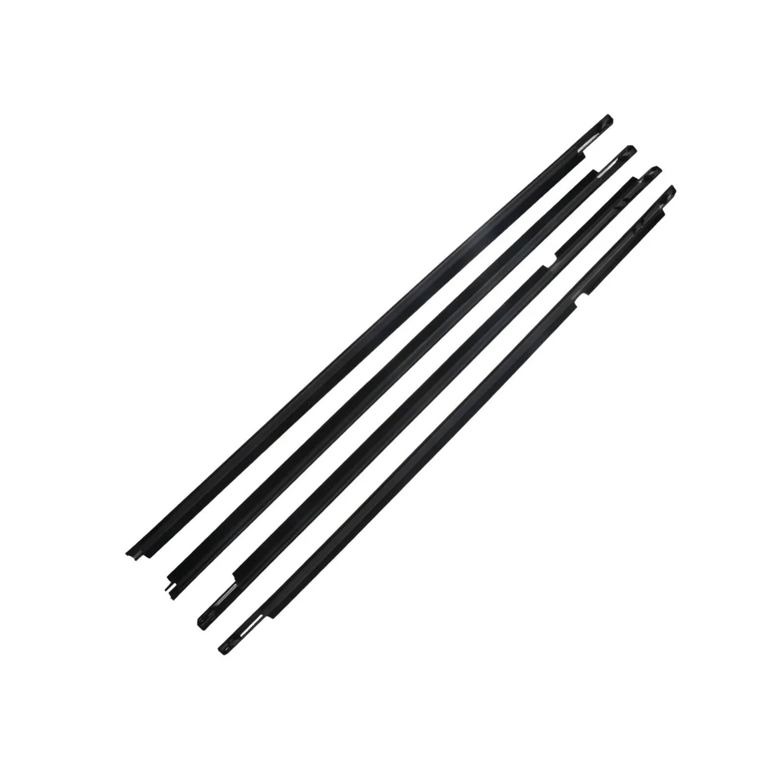 Iukmrt Black For Toyota For Corolla For Altis Sedan Zze122 2003-2007 Outer Windows Rubber Weatherstrip Door Strip Car Door Seal Protector(Black)