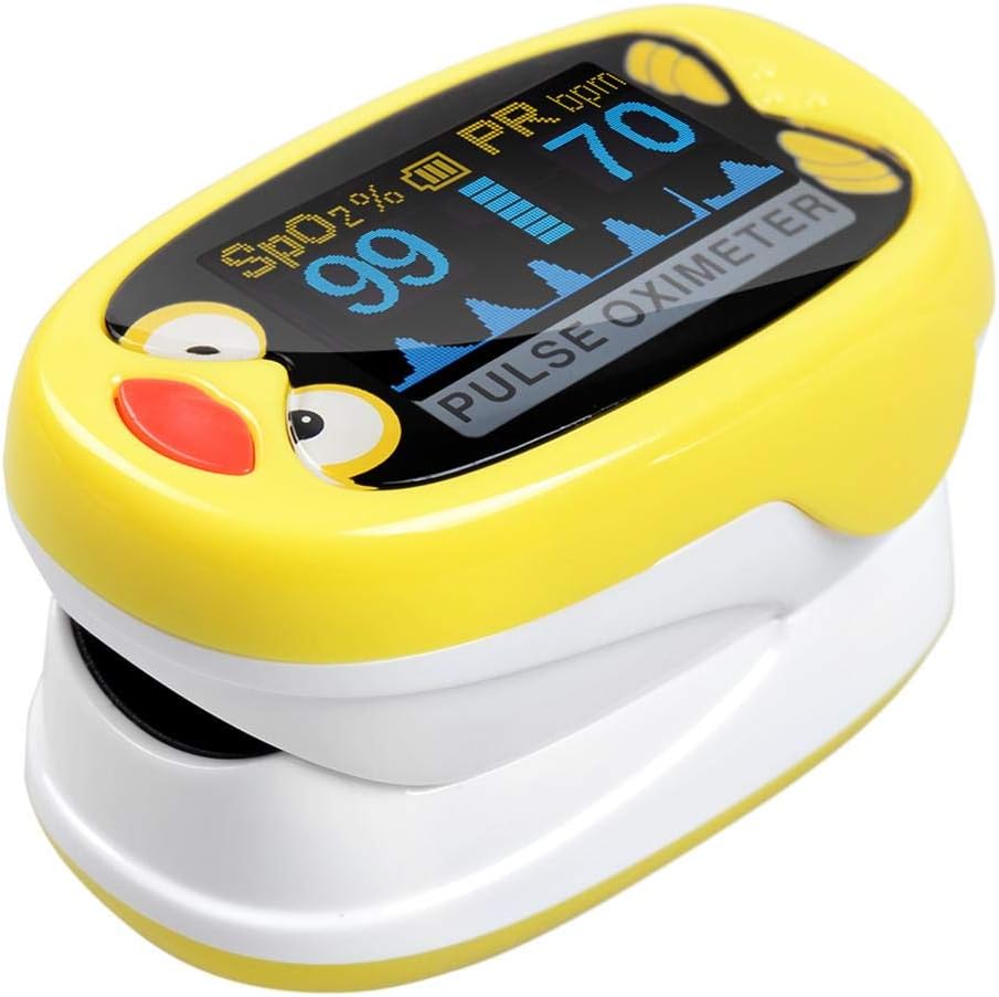 Hot Deals GadgetMarket Fingertip Oxygen Monitor, Pediatric SpO2 Blood Oxygen Saturation Monitor | Heart Rate Monitor | for 1-12 Years Old Children | Digital Auto Rotating OLED Screen with Rechargeable Battery Best Review GadgetMarket Fingertip Oxygen Monitor, Pediatric SpO2 Blood Oxygen Saturation Monitor | Heart Rate Monitor | for 1-12 Years Old Children | Digital Auto Rotating OLED Screen with Rechargeable Battery