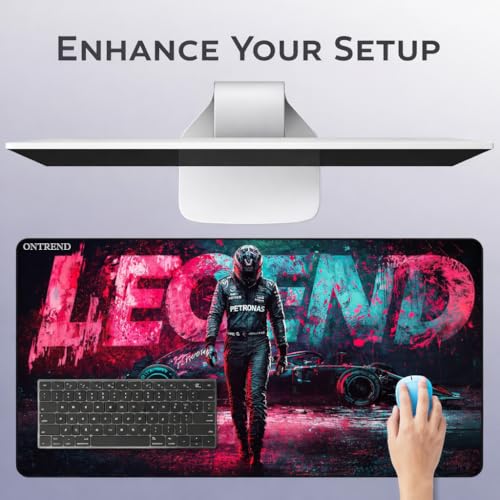 Image of ON TREND Extended Gaming Mouse Pad, Large Desk Mat with Non-Slip Rubber Base, Smooth Control Surface, 23 x 11 Inch (Legend)