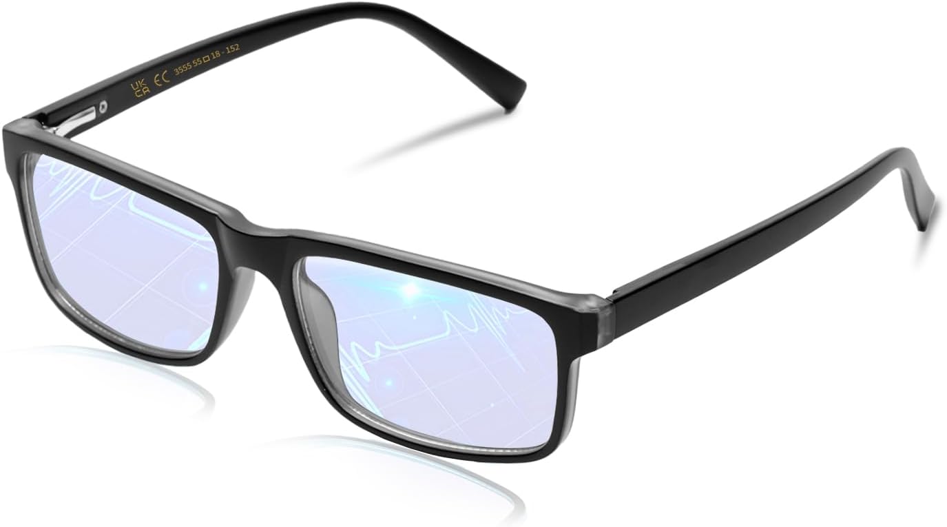 51q8L9yL3xL._AC_SL1500_ Blue Light Blocking Glasses For Men/Women Anti-Fatigue Computer Monitor Gaming Improve Sleep Reduce Eye Strain Gamer Glasses