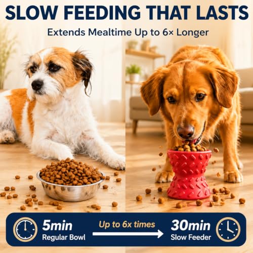 Image of Treat Dispensing Dog Toys,Interactive Puzzle Toy for Small Dogs,Slow Feeder