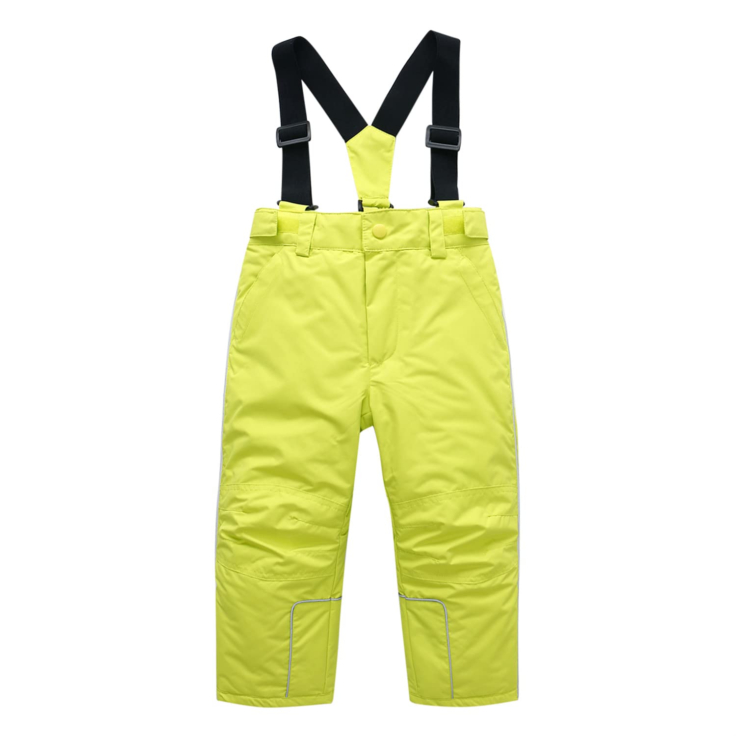 Pantaloni da Sci con Bretelle Bambini e Ragazzi Inverno Antivento Abbigliamento per Snowboard Bimba Alpinismo Trekking Sportivi Impermeabili Salopette Da Sci Pantaloni da Neve Bambino 1-14 Anni