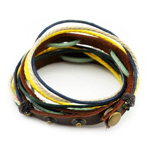 Axy TWIC11 - Bracciale in vera pelle, serie 11