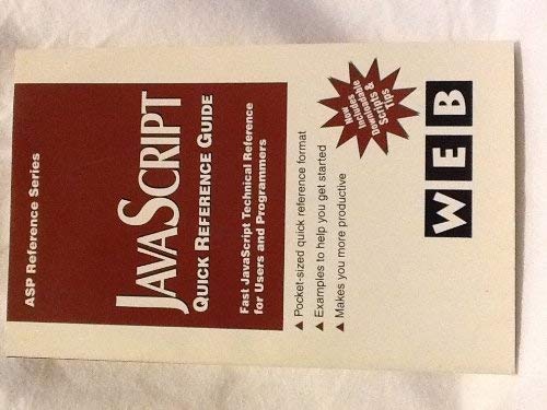 Javascript: Quick Reference Guide: Miyashiro, Marc: 9780935739282 ...