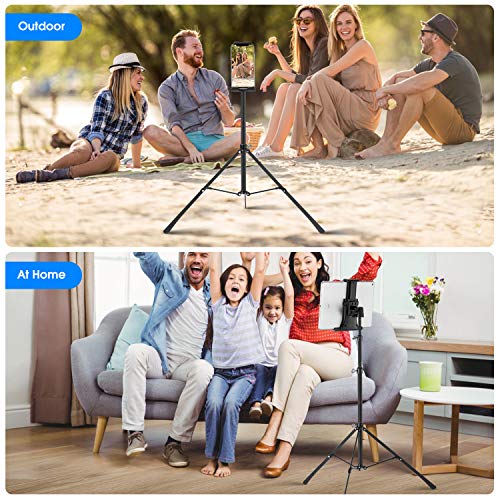 Raking Tablet-Stativ, tragbar, höhenverstellbar, 360 Grad drehbare Stativhalterung für iPhone, iPad, Samsung, Kindle… – Bild 3