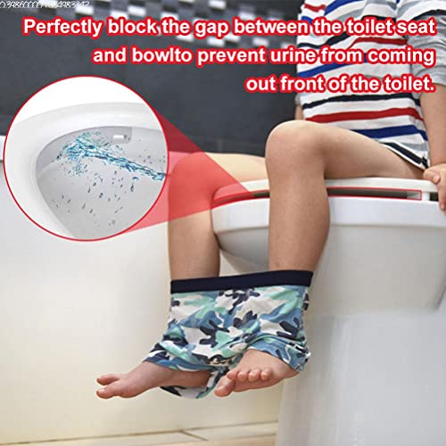 WC-Spritzschutz – PVC Urinabweiser 25,5x10cm, Blau, Mit Klemmschlitz, Für Männer & Kinder