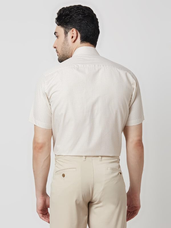 Image of Mark & Albert Men's Half Sleeves Regular Shirt