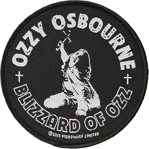 Ozzy Osbourne Blizzard of Ozz Patch Album Art Heavy Metal Woven Sew On Applique Cover