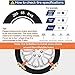 AutoChoice Emergency Snow Chains, Tire Chains with Thickened Manganese Steel for Car Truck SUV in Ice, Sand and Mud(10 Packs, Tire Width 195-235mm)