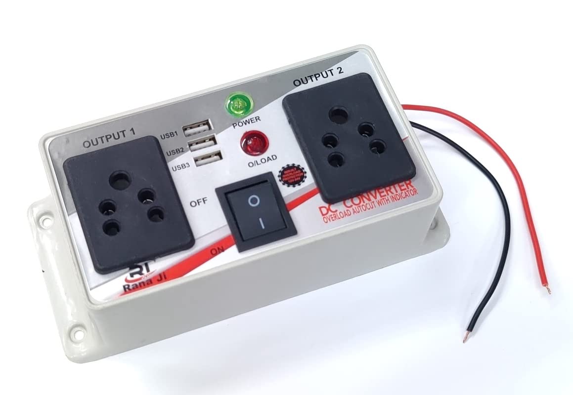 ESPtronics 12v/24v dc to ac Converter Gang Box with 3 in Built USB Ports. dc to ac Converter Inverter Solar for Circuit Board (B0BMYWJSYH) Amazon Price History, Amazon Price Tracker