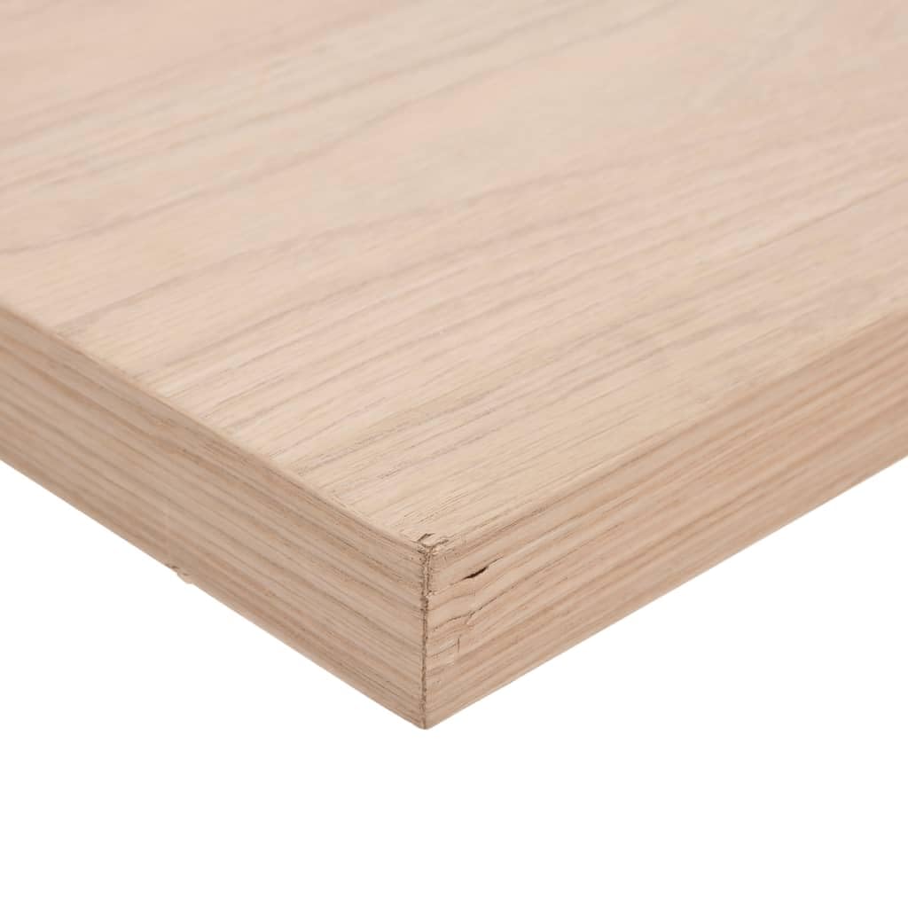 Juego de 2 estantes flotantes, 80 x 23,5 x 4 cm, madera de roble | Elegante estante de pared para salón o pasillo con soporte invisible, soporta hasta 10 kg por estante.