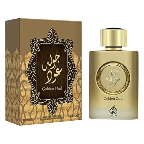 Golden Oud 100ml by Asdaaf Patchouli Vetiver Woody Musky Eau de Parfum - Incredibly Long-lasting Fragrance Cover