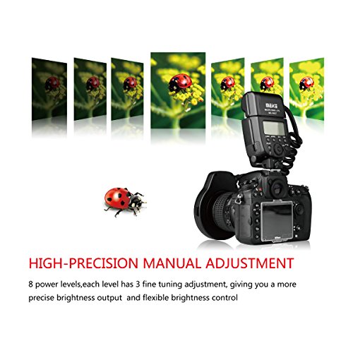 Meike MK-14EXT-N E-TTL Makro LED Ringblitz mit LED AF Assist Lampe für Nikon DSLR Kamera – Bild 5