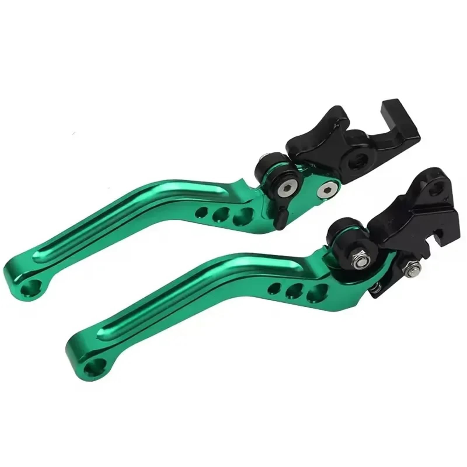 HGATSFGD CNC Alloy Motorcycle Brake Handle Universal Fit for Motorbike Modification CNC Motorcycle Clutch Drum Brake Lever Handle Brake Handle Motorbike Brake Levers(Green)