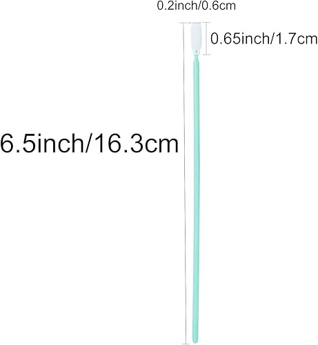 Miniatura 2 de CertBuy 200 hisopos de limpieza de hisopos de espuma, puntas multiusos de 6.4 pulgadas para pistola, pintura, manualidades, electrónica, impresora,