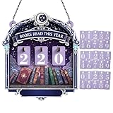 Lectřa - Segnale di libri letti quest'anno | Contatore personalizzato per gli amanti dei libri | Decorazione scaffale, regalo per lettori, club di Lecťura, di Lecťura