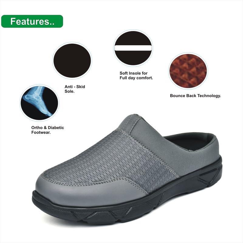Image of HEALTH FIT Orthopedic & Diabetic Shoes Breathable &Soft Sole Ultra-Lightweight Casual /Shoes for Men's 720