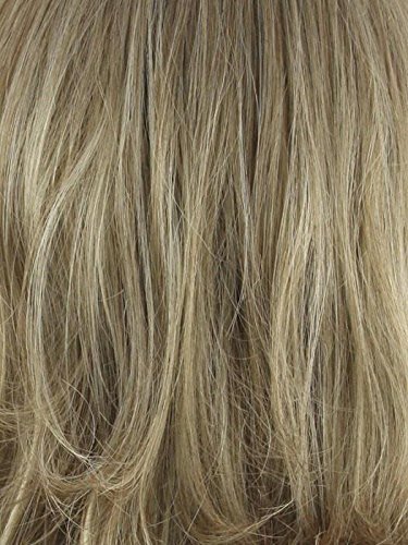Angelica Average Cap Color Sugar Cane Rooted - Noriko Wigs Women's Long Straight Layered Synthetic Open Weft Scalp Coolness Built-In Volume Bundle with Wig Comb, MaxWigs Hairloss Booklet