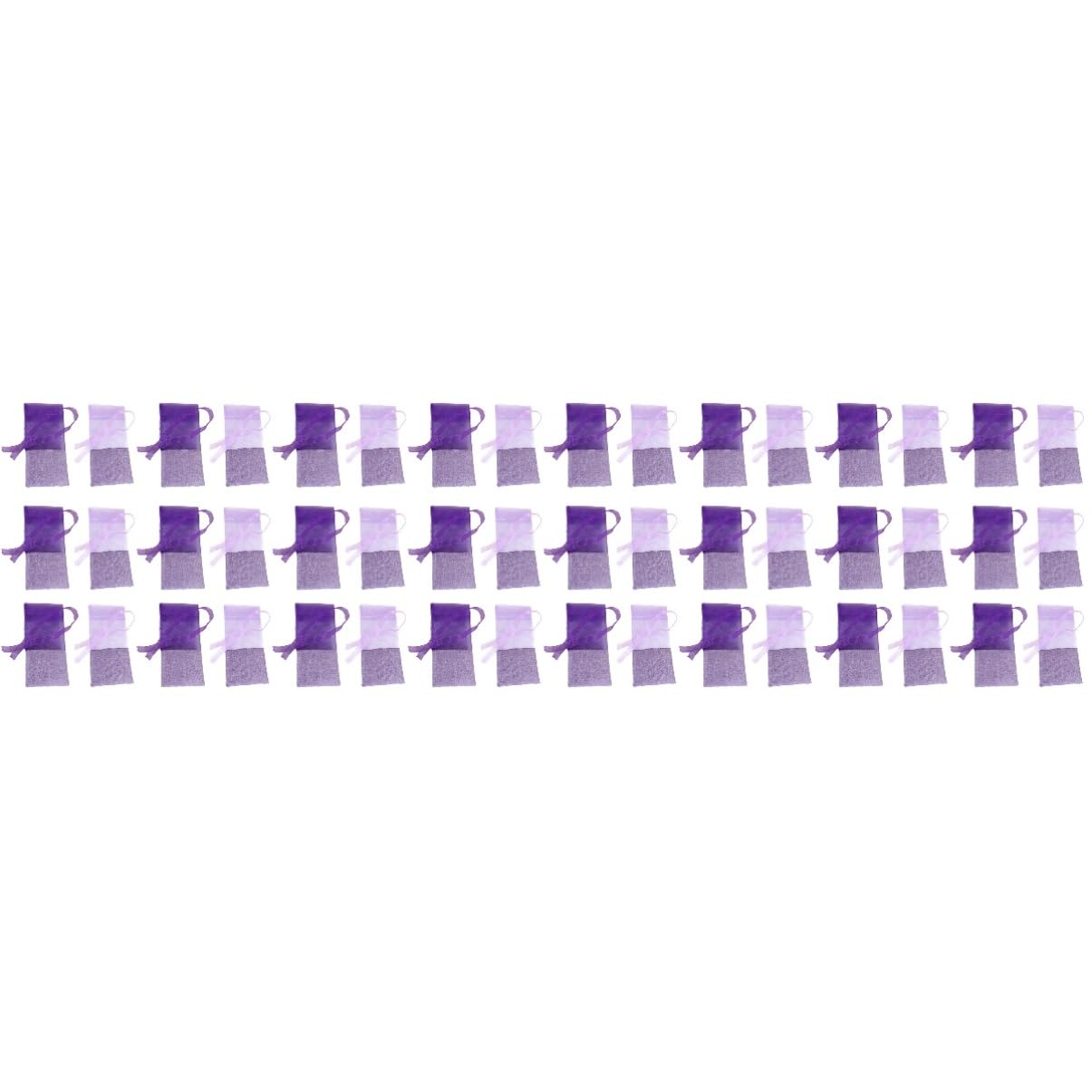 Healeved 96pezzi Sacchetti Profumati Alla Lavanda Borse Garza Per Armadi e Cassetti Organizzatori Per Gioielli Sacchetti Vuoti Per Spezie e Fiori Design Elegante e Delicato
