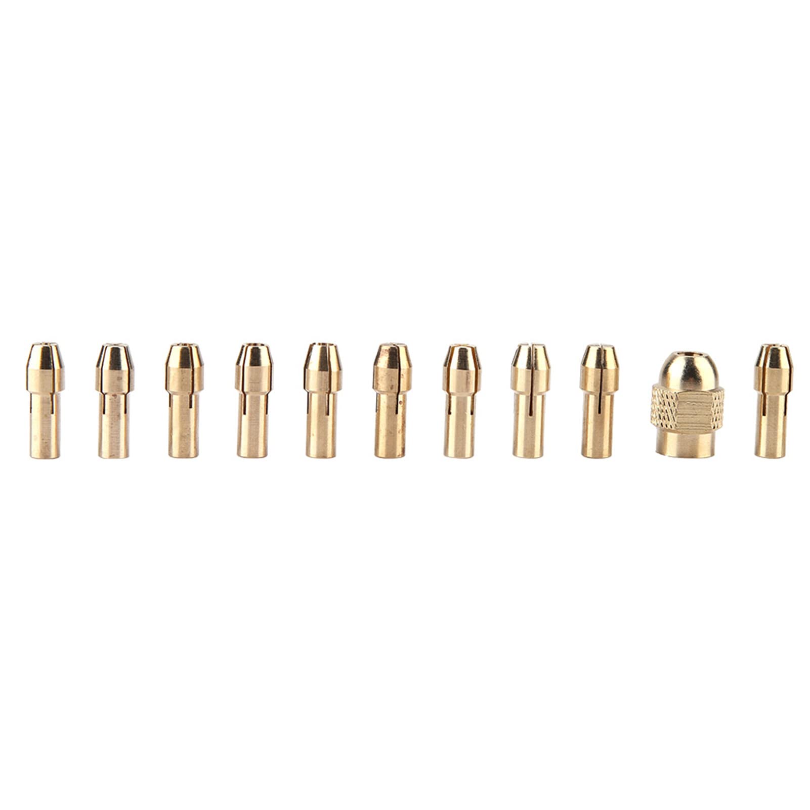 11pcs Mini Drill Mandrini 0.5-3.2mm Micro Trapano Pinze per Smerigliatrice Elettrica Ruota Strumento