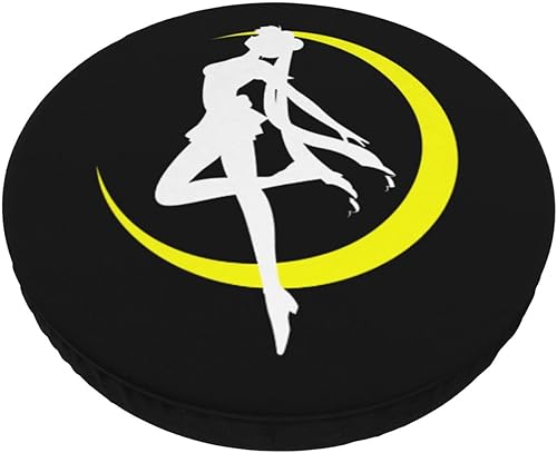 Miniatura 8 de Dog Paw Prints Bones - Funda redonda para taburete de bar, cojín de asiento con parte inferior elástica, lavable y antideslizante, para silla