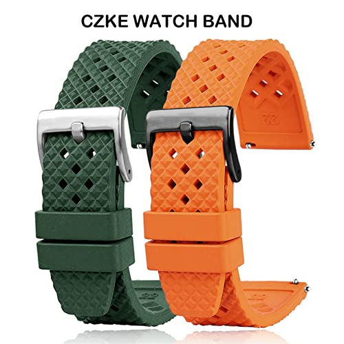 Bracelet de montre caoutchouc 22mm 20mm fluorescent étanche