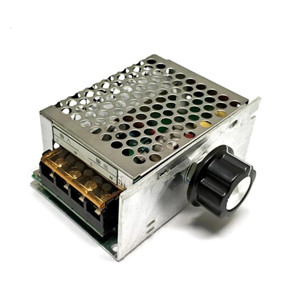 Variateur électronique à Thyristor Haute Puissance 4000W, 220V, redresseur contrôlé en Silicium, régulateur de Tension, Thermostat contrôle Vitesse