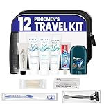 Trektote Travel Toiletry Kit For Men – 12 Piece Set Of Travel Size Toiletries, TSA Compliant, Travel Essentials, Includes Shampoo And Conditioner, Body Wash, Toiletry Bag & More - Image 2