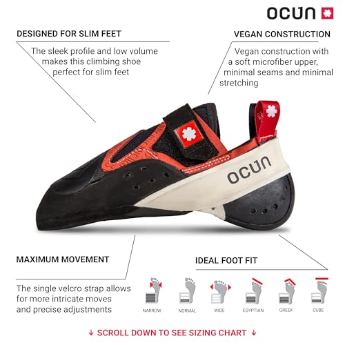 Ocun Iris Rock Climbing & Bouldering Shoe for Narrow Feet for Indoor & Outdoor Climbs2