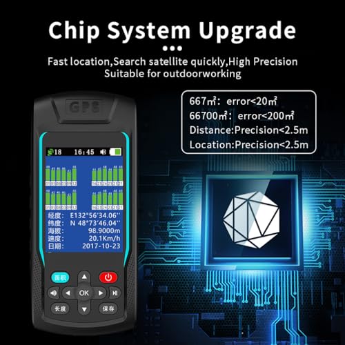 Compteur terrestre GPS avec écran LCD 2,8 pouces et batterie 3200mAh - 5