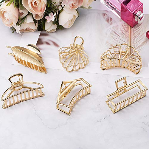 Pinze per Capelli, ZWOOS 6 Pezzi Capelli Clip in