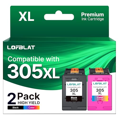 Compatibile con: 305XL cartucce per HP DeskJet 2700 2710 2710e 2720 2720e 2721 2721e 2722 2722e 2723 2723e 2724 , per DeskJet Plus 4100 4110 4120 4130 4110e 4120e 4122e 4130e , per Envy 6000 6010 6010 6020 6022 6022 6030 6030 6032 6032 6420 6430 6432 Envy Pro 6400 6420 6422 6430 6432