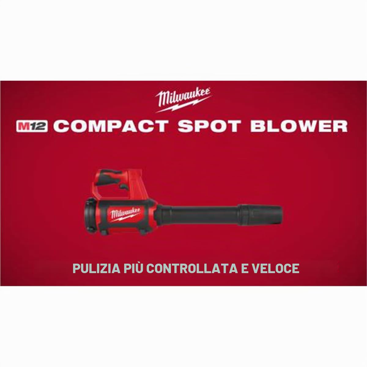 Milwaukee Soffiatore a punti compatto per utensili elettrici M12