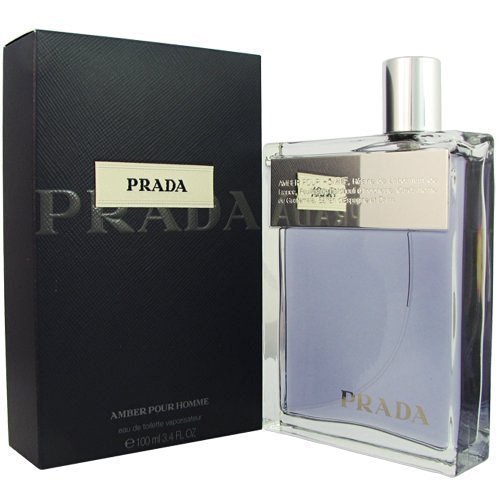 Prada cologne by Prada EDT spray 3.4 oz (Amber) for men. by Prada BEAUTY