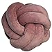 NXACETN Knot Ball Kissen, Knot Ball Kissen Sofa Auto Kissen Dekoration Plüschtier Fotografie Requisiten Violett 30cm/11,8"