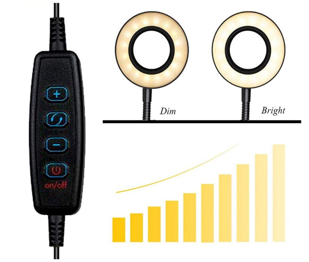 Luci A Clip Lampada Pinza Luce da Lettura Luce da Lettura Clip Lampada da Scrivania da Clip A LED USB Dormitorio per Dormitorio per Dormire per Studenti Desk Desk Universale