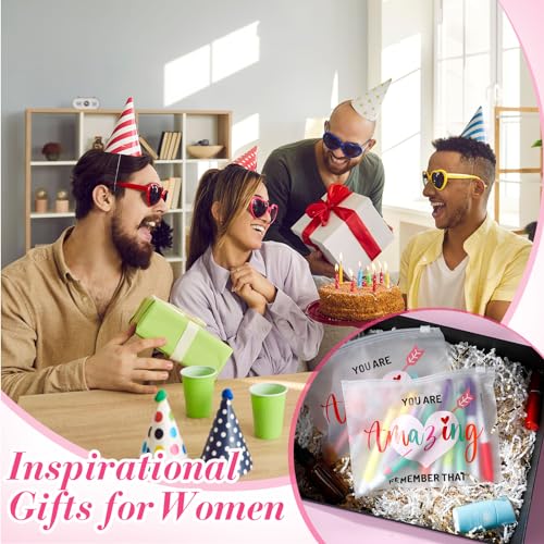 Reginary 50 Pcs Inspirational Cosmetic Bags