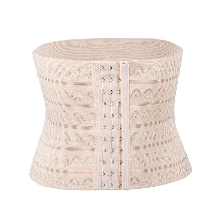 Waist Trainer Belt for Women Tummy Control Slimming Corset | Steel Boned Body Shaper with Adjustable Hooks | Weight Loss & Back Support | Suitable to 28 to 36 | Slimming Waist Workout Shapewear-image-5