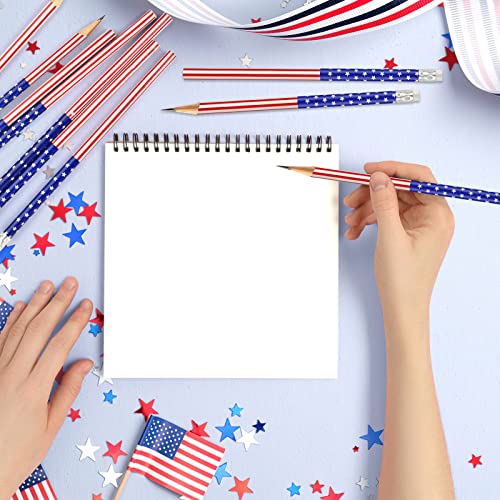 Lápices American Flag Bulk para Independencia miniatura 5