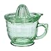 Nostalgia Style 16 oz. Glass Juice by Home Marketplace, Classic Green, 2 Piece Set
