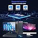 1200Mbps Wireless USB Wifi Adapter, QGOO Wifi Adapter,AC1200 Dual Band 802.11 ac/a/b/g/n，2.4GHz/300Mbps 5GHz/867Mbps High Gain Dual 2 X 5dBi Antennas Network WiFi USB 3.0 For Desktop, Laptop of Windo