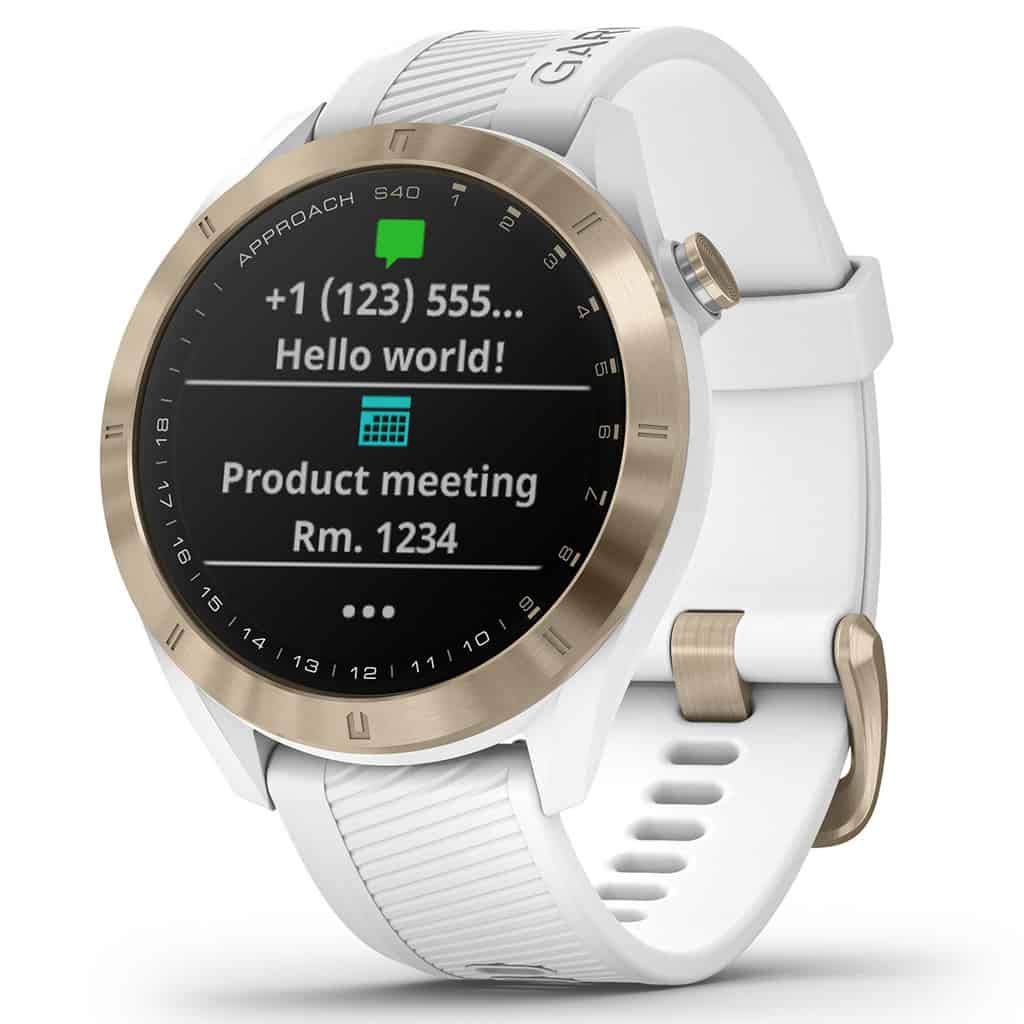 Garmin Approach S40 Smartwatch Golf White