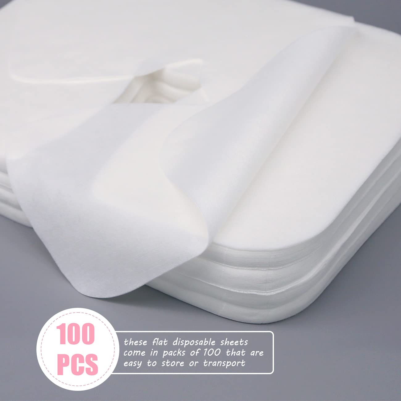 100 Fundas desechables Premium Para Reposacabezas de Masaje Para Camillas de Masaje y Tratamiento, 36 x 27 cm, Camillas de Masaje y Tumbonas de Tratamiento