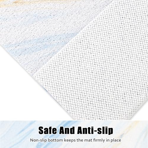 Image of Shower Mat Non Slip: 24x36 Inch Large Shower mats for Inside Shower with Drain Hole in Middle, Super Soft PVC Loofah Massage Shower Floor Mat, Anti Slip Shower Stall Mat, Quick Drying