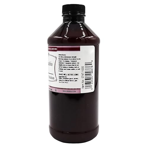 Miniatura 4 de Lorann Oils Emulsión de pistacho para panadería: aroma genuino de pistacho, perfecto para aumentar las notas de nuez en productos horneados, sin