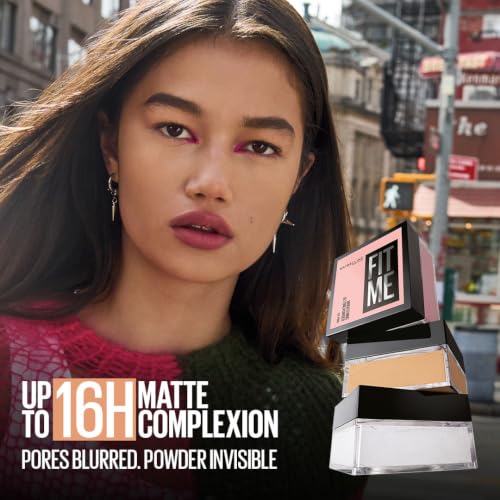 Image of Maybelline Fit Me Loose Powder 16h Brightening Pore-Blurring Oil-Control Waterproof Longlasting Natural Coverage - 01