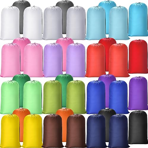 Sanwuta 40 Pcs Large Laundry Bags with Drawstring 38